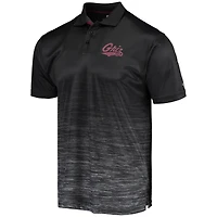 Men's Colosseum Black Montana Grizzlies Marshall Polo