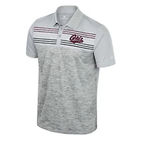 Polo Cybernetic Colosseum Montana Grizzlies gris pour homme