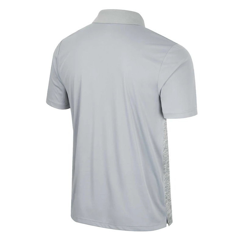 Men's Colosseum Gray Montana Grizzlies Cybernetic Polo