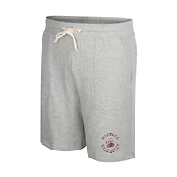 Colosseum Heather Grey Montana Grizzlies Love To Hear This Terry Short pour homme