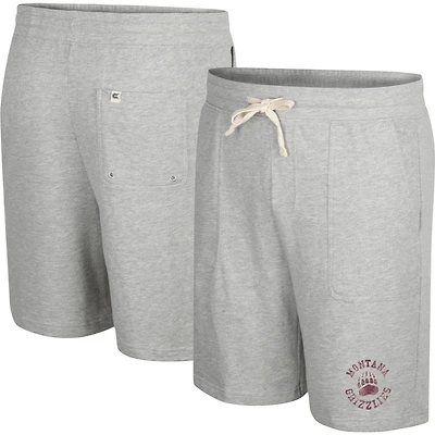 Colosseum Heather Grey Montana Grizzlies Love To Hear This Terry Short pour homme