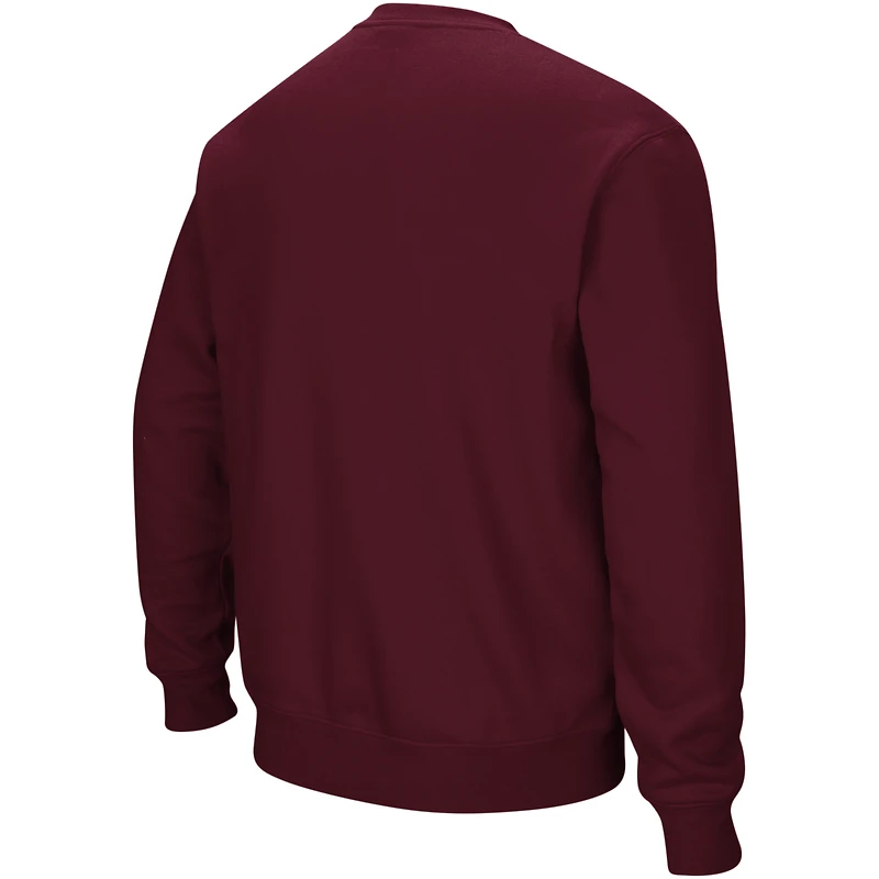 Colosseum Montana Grizzlies Arch & Logo Crew Neck Sweatshirt Homme