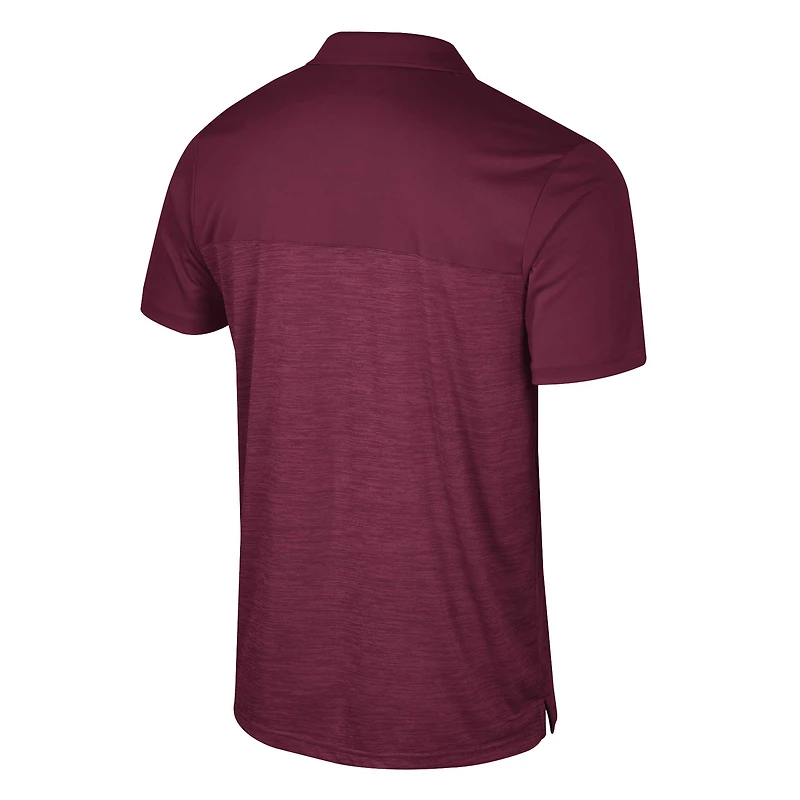 Men's Colosseum Maroon Montana Grizzlies Langmore Polo