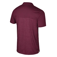 Men's Colosseum Maroon Montana Grizzlies Langmore Polo