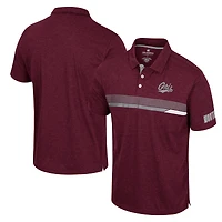 Men's Colosseum  Maroon Montana Grizzlies No Problemo Polo