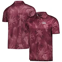 Polo de l'équipe Colosseum Montana Grizzlies Palms marron pour homme