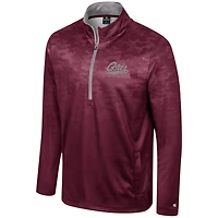 Veste à demi-zip Colosseum Maroon Montana Grizzlies The Machine pour hommes