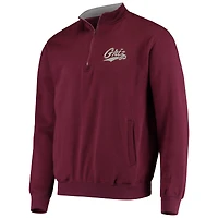 Veste Colosseum Maroon Montana Grizzlies Tortugas Logo Quarter-Zip pour homme