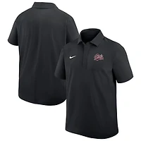Polo Nike noir Montana Grizzlies 2025 Sideline Dri-FIT pour homme