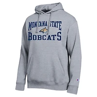Men's Champion  Heather Gray Montana State Bobcats Team Hoodie