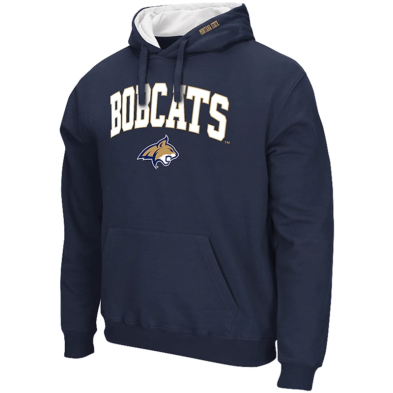 Sweat à capuche bleu marine Colosseum pour homme, Montana State Bobcats Isle