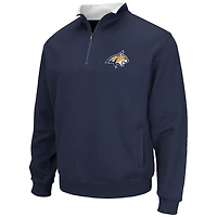 Men's Colosseum  Navy Montana State Bobcats Tortugas Quarter-Zip Pullover