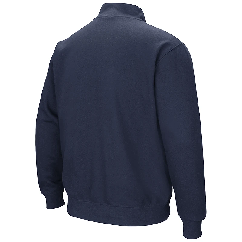 Men's Colosseum  Navy Montana State Bobcats Tortugas Quarter-Zip Pullover