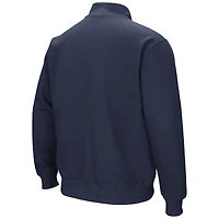 Men's Colosseum  Navy Montana State Bobcats Tortugas Quarter-Zip Pullover