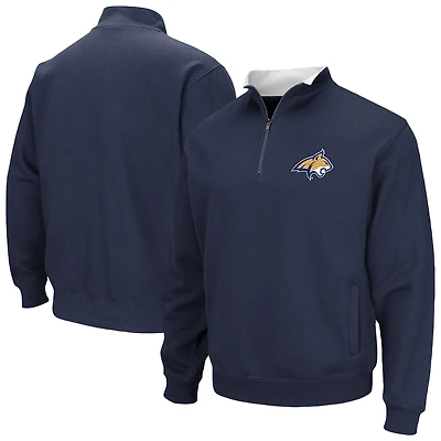 Men's Colosseum  Navy Montana State Bobcats Tortugas Quarter-Zip Pullover
