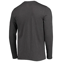 Men's Concepts Sport Navy/Heathered Charcoal Montana State Bobcats Meter Long Sleeve Top & Pants Sleep Set