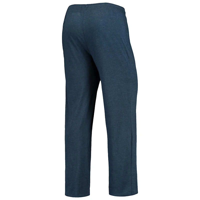 Ensemble pyjama Concepts Sport pour homme, bleu marine/gris anthracite chiné, Montana State Bobcats, manches longues, haut et pantalon.