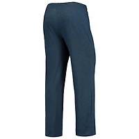 Ensemble pyjama Concepts Sport pour homme, bleu marine/gris anthracite chiné, Montana State Bobcats, manches longues, haut et pantalon.