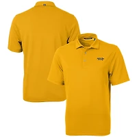 Polo recyclé Vault DryTec Virtue Eco Pique pour homme, couleur or, Cutter & Buck, Montana State Bobcats
