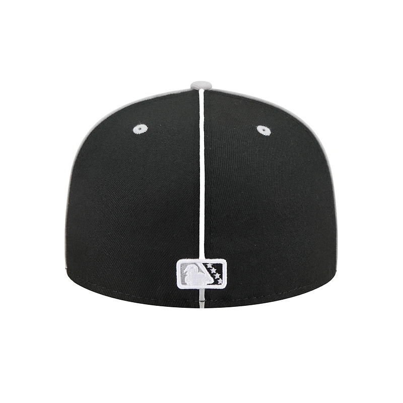 Casquette ajustée 59FIFTY Montgomery Biscuits noire New Era pour homme