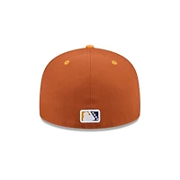 Casquette ajustée 59FIFTY Montgomery Biscuits marron New Era pour homme