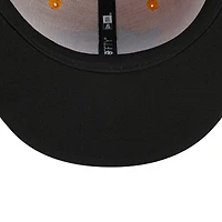 Casquette ajustée 59FIFTY Montgomery Biscuits Marvel x Minor League New Era pour homme, or/bleu marine
