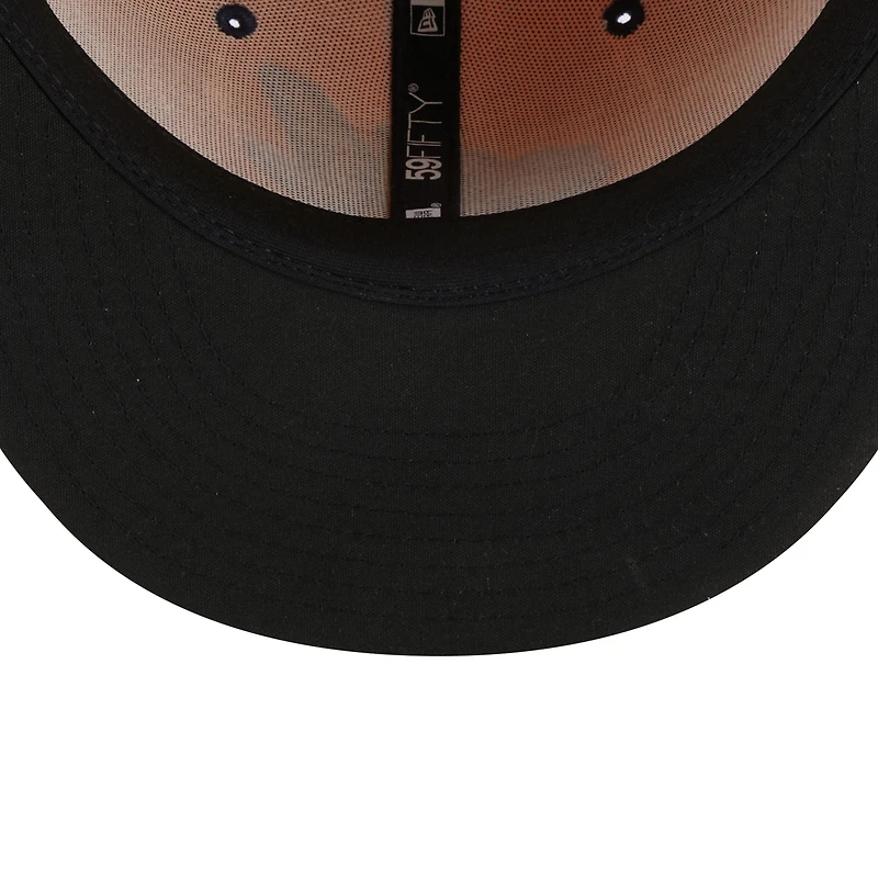 Casquette ajustée New Era Montgomery Biscuits Authentic Collection avec logo alternatif 59FIFTY pour homme
