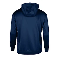 Sweat à capuche Performance Sideline bleu marine New Era pour homme des Alouettes de Montréal