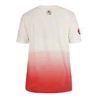 Men's New Era Red/Cream Montreal Alouettes Turf Traditions T-Shirt
