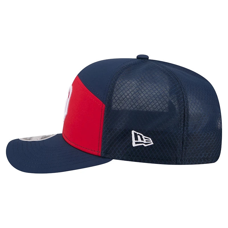 Casquette ajustable New Era rouge Alouettes de Montréal 2026 Sideline 9SEVETNTY pour homme