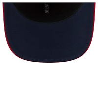 Casquette extensible à bouton-pression New Era rouge pour homme, Alouettes de Montréal, Sideline Alternate 9SEVENTY