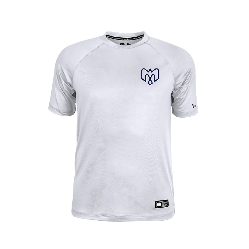 Men's New Era White Montreal Alouettes 2026 Sideline Cavort Raglan T-Shirt
