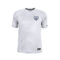 Men's New Era White Montreal Alouettes 2026 Sideline Cavort Raglan T-Shirt