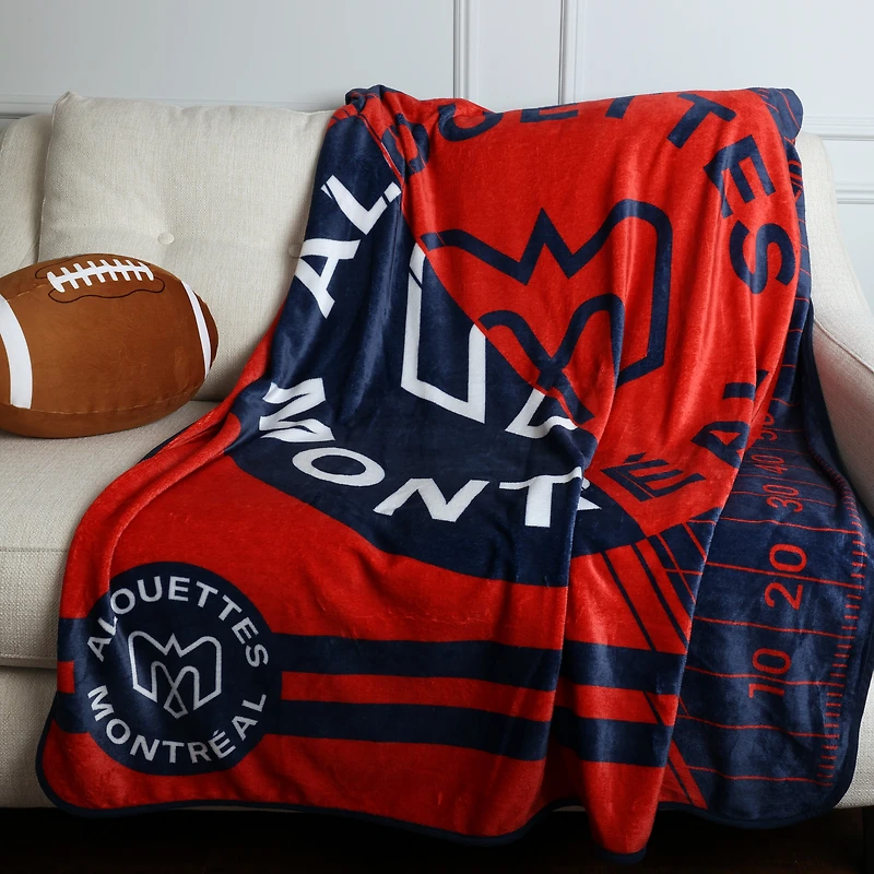 Montreal Alouettes 50" x 60" Plush Throw