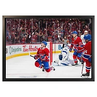 Cole Caufield Montreal Canadiens 20 x 29 Framed 2026 Playoffs Canvas