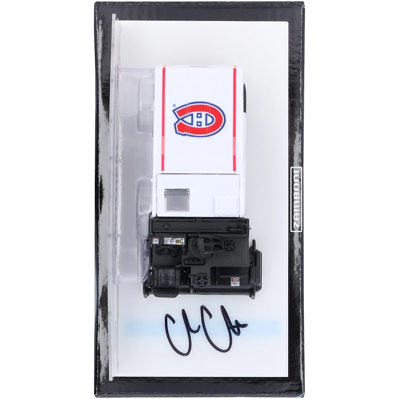 Cole Caufield Montreal Canadiens Autographed 1:43 Scale Die-Cast Zamboni  