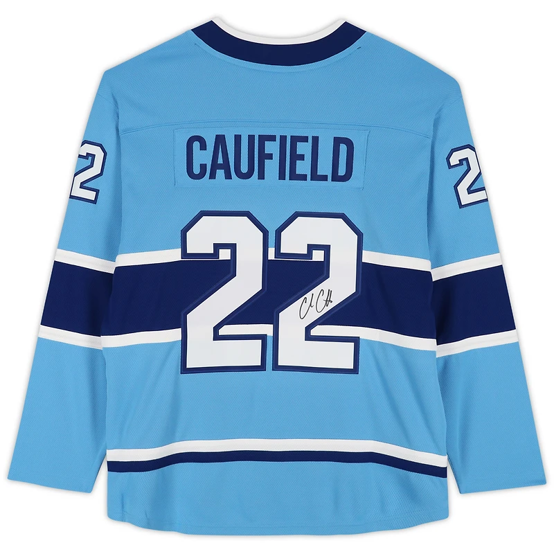 Maillot Fanatics Breakaway édition spéciale 2.0 autographié 2022-23 des Canadiens de Montréal de Cole Caufield