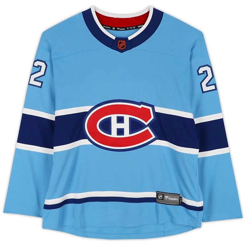 Maillot Fanatics Breakaway édition spéciale 2.0 autographié 2022-23 des Canadiens de Montréal de Cole Caufield