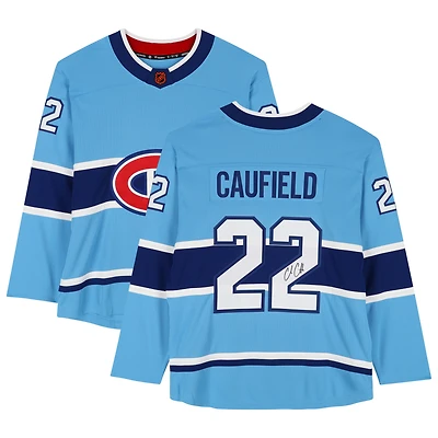 Maillot Fanatics Breakaway édition spéciale 2.0 autographié 2022-23 des Canadiens de Montréal de Cole Caufield