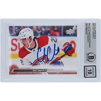 Cole Caufield Canadiens de Montréal autographiés 2022-23 Upper Deck Series 1 #95 Beckett Fanatics témoins authentifiés 10 cartes