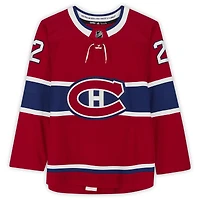 Cole Caufield Canadiens de Montréal Maillot adidas rouge authentique autographié