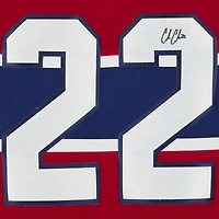 Cole Caufield Canadiens de Montréal Maillot adidas rouge authentique autographié