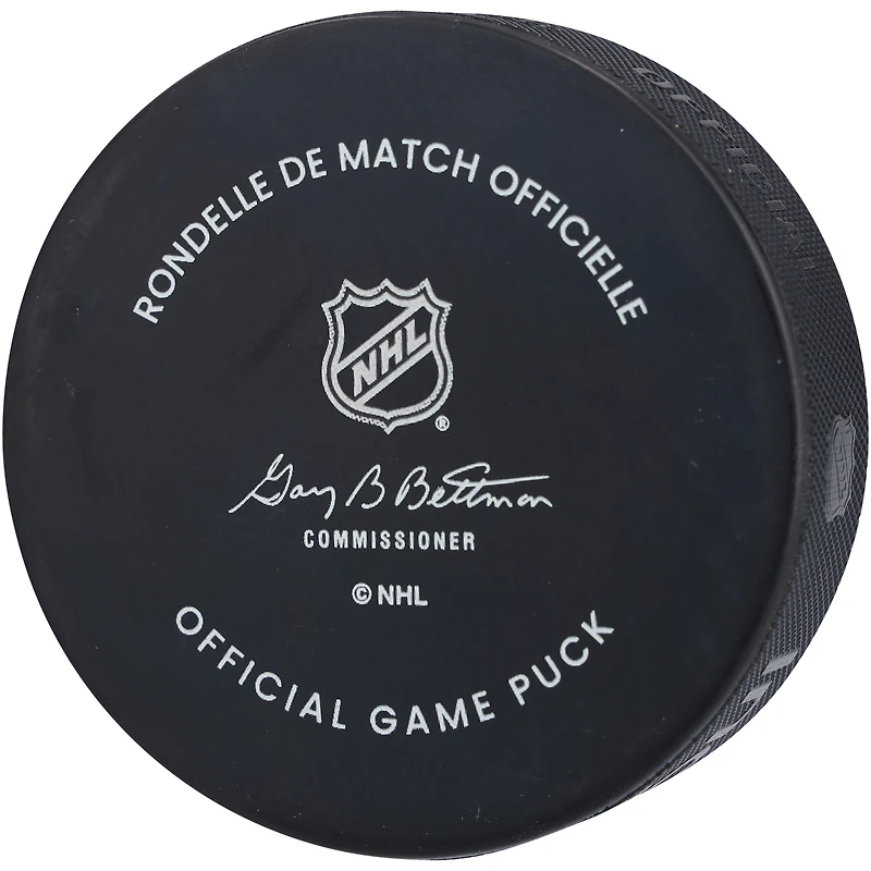 Cole Caufield Montreal Canadiens Autographed Official Team Game Puck