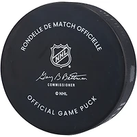 Cole Caufield Montreal Canadiens Autographed Official Team Game Puck