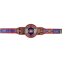 Ceinture de titre WWE Legacy autographiée par Cole Caufield des Canadiens de Montréal avec inscription « Goal Caufield » - Édition limitée #5/5