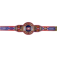 Ceinture de championne WWE Legacy autographiée par Cole Caufield des Canadiens de Montréal avec inscription « Goal Caufield » - Édition limitée à 5 exemplaires