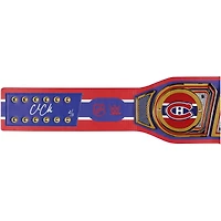 Ceinture de championne WWE Legacy autographiée par Cole Caufield des Canadiens de Montréal avec inscription « Goal Caufield » - Édition limitée à 5 exemplaires
