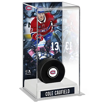 Étui de luxe pour rondelles de hockey hautes des Canadiens de Montréal de Cole Caufield