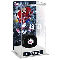 Étui de luxe pour rondelles de hockey hautes des Canadiens de Montréal de Cole Caufield