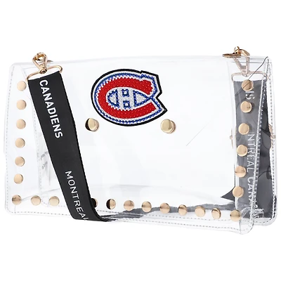 V110695 Sac enveloppe transparent Cndian avec logo en cristal ACCLUGCBD